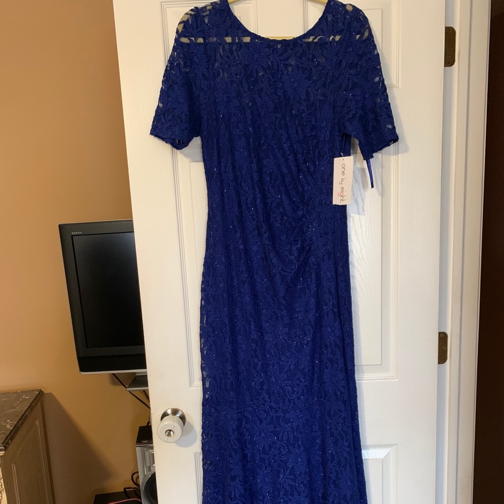Brand New Blue maxi Dress Size 10